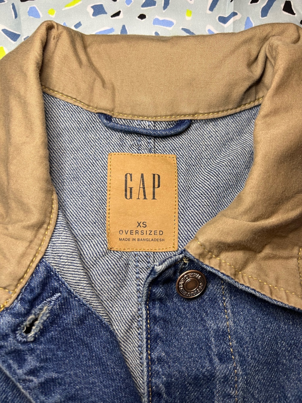 Gap, Denim Oversized Barn Jacket - Picture 8 of 8